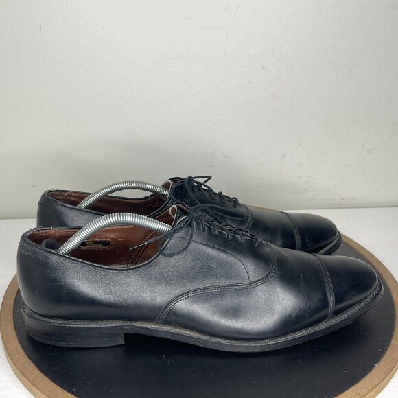 Allen‎ Edmonds Dress Shoes Men’s Size 12 Park Avenue Cap Toe Black Oxford main image 6